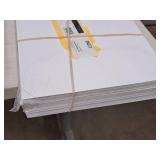 Lot of (8) Neenah Classic Crest Assorted Paper Stock - 110# Natural White Cover, 24# Writing Solar White, #110 Solar White Cover, 24# Avon Brilliant Write Writing, 80# Natural White Cover, 100# Solar 
