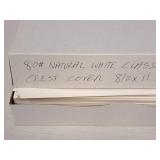 Lot of (8) Neenah Classic Crest Assorted Paper Stock - 110# Natural White Cover, 24# Writing Solar White, #110 Solar White Cover, 24# Avon Brilliant Write Writing, 80# Natural White Cover, 100# Solar 