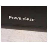 Tower Computer - PowerSpec CPU, Sony TFT LCD Color Computer Display / Monitor SDM-HS93, Keyboard, Mouse, Cords