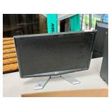 Tower Computer - PowerSpec CPU, Acer Monitor P191W, Keyboard, Mouse, Cords, Power Strip