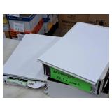Lot of (3 ( 1 box, 2 stacks )) Assorted Paper Stock - 80# White PC100 Smooth Enironment Text & Cover, Hammermill Color Copy Digital 28/70# 100 Bright 12"x18"