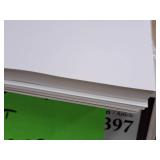 Lot of (3 ( 1 box, 2 stacks )) Assorted Paper Stock - 80# White PC100 Smooth Enironment Text & Cover, Hammermill Color Copy Digital 28/70# 100 Bright 12"x18"