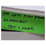 Lot of (3 ( 1 box, 2 stacks )) Assorted Paper Stock - 80# White PC100 Smooth Enironment Text & Cover, Hammermill Color Copy Digital 28/70# 100 Bright 12"x18"