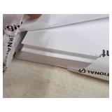Lot of (5 Stacks) Assorted Paper Stock - Neenah Classic Linen Digital Text 80# Avon Brilliant White, Accent Opaque Digital Cover White Smooth, Accent 100# Cover Smooth White,  80# Gloss White 12"x18"