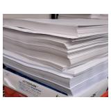 Lot of (1 Stack) Assorted Paper Stock | 20# | Extra Bright and 92 Bright White 11"x17"