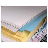 Lot of (5 Items) Assorted Color Paper Stock - Opaque Text 60# 11"x17"
