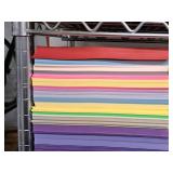 Lot of (2+ Stacks) Assorted Color Paper Stock - Red, Blues, Pink, Yellows, Purples, Orange, Green and more 8-1/2"x11"