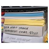 Lot of (2+ Stacks) Assorted Color Paper Stock - Red, Blues, Pink, Yellows, Purples, Orange, Green and more 8-1/2"x11"