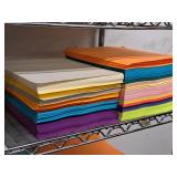 Lot of (2 Stacks) Assorted Color Paper Stock 24# - White, Yellow, Orange, Blue, Purple, Green, Pink, Deep Blue, Bright Green and more 8-1/2"x11"