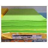 Lot of (1 Shelf) Assorted Color Paper Stock 24# - Yellow, Orange, Blue, Green, Red 11"x17"