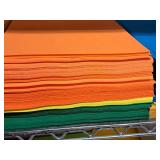 Lot of (1 Shelf) Assorted Color Paper Stock 65# 11"x17"