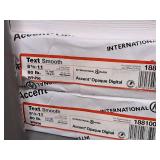 Lot of (1 Shelf / 16 Items) Assorted Paper Stock - Various Colors and Types 8-1/2"x11"