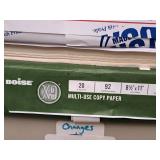 Lot of (1 Shelf / 16 Items) Assorted Paper Stock - Various Colors and Types 8-1/2"x11"