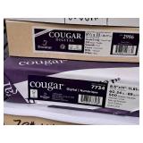 Lot of (1 Shelf / 13 Items) Assorted Text and Cover Paper Stock - 70# White Text, 80# White Text, 70# Text Vellum, 70# Text White, 80# Pure White Mohawk Cover, 100# Natural Cover, 100# White Cover, 65