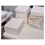 Lot of (12 Items) Assorted Cover Sheets, Text Sheets and Writing Sheets 8-1/2"x11"
