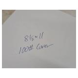 Lot of (1 Stack) Cover Sheet Stock | 100# 8-1/2"x11"