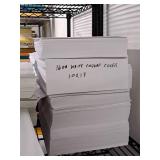 Lot of (1 Stack) Cover Stock 160# White Cougar Cover 10"x13"