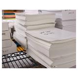 Lot of (2 Stacks) Cover Stock | 100# | Gloss 9-1/2"x12-1/2"