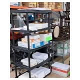 Lot of (Entire Shelving Unit Contents) Assorted Paper Stock