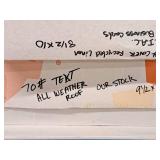 Lot of (Entire Shelving Unit Contents) Assorted Paper Stock