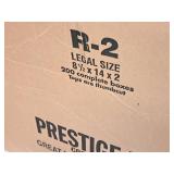 Prestige Box Corp ~125 Letterhead Size Boxes 8-1/2"x11"x2, ~30 Legal Size Boxes 8-1/2"x14"x2"