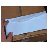Lot of (5 Boxes) Envelopes |  No. 10 | 24# | Diagonal Seam | Regular | White Wove 4-1/8"x9-1/2" - Seville 500-count ( 2500 total items )