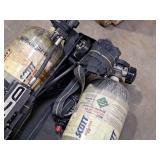 Scott Air-Pak® SCBA 2216-PSI Firefighter Set  | Open Circuit/Pressure-Demand/Entry and Escape - Tanks (x2), Mask and Harness