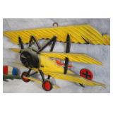 Set of 3 Vintage Aircraft Wall Decorations