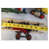 Set of 3 Vintage Aircraft Wall Decorations