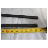 Pair of 24-Inch Heavy Duty Bar Clamps with Wooden Handles