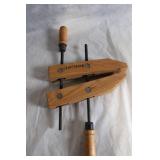 Pair of Vintage Craftsman Wooden Clamps