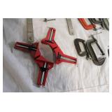 Collection of C-Clamps and Angle Clamps Assorted Sizes