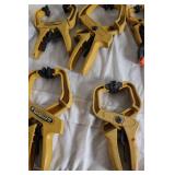 Collection of 20 Assorted Quick-Grip Hand Clamps and Vise