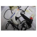 Set of 2 Glue Guns with Glue Sticks and Electric Heating Pad