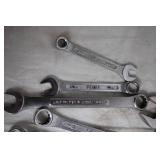 Collection of Assorted Metric and SAE Wrenches by Craftsman and Sears