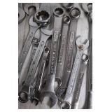 Collection of Assorted Metric and SAE Wrenches by Craftsman and Sears