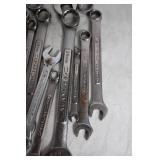 Collection of Assorted Metric and SAE Wrenches by Craftsman and Sears