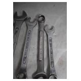 Collection of Assorted Metric and SAE Wrenches by Craftsman and Sears