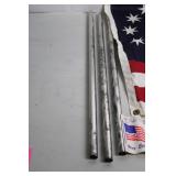 Betsy Ross 13 Star 76 American Flag with Flagpole Kit