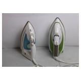 Set of 2 Rowenta Powerglide Electric Irons