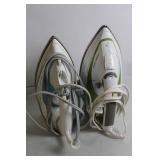 Set of 2 Rowenta Powerglide Electric Irons