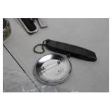 Assortment of Locks, Measuring Tools, and Miscellaneous Items