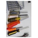 Comprehensive Hand Tool Collection with Pliers, Wrenches, and Screwdrivers