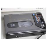 Used GE Fastrac Speed Listening Mini Cassette Player/Recorder with Case