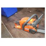 Used Husqvarna 450 Chainsaw with Orange Bar