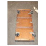 Professional Mechanics Creeper with Wooden Frame and Casters