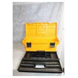 Rubbermaid Yellow Tool Box with Removable Tray
