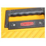 Rubbermaid Yellow Tool Box with Removable Tray