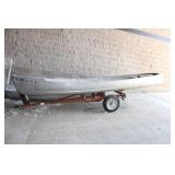 Aluminum Jon Boat with Trailer