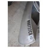 Used Aluminum Canoe with Hull Identification